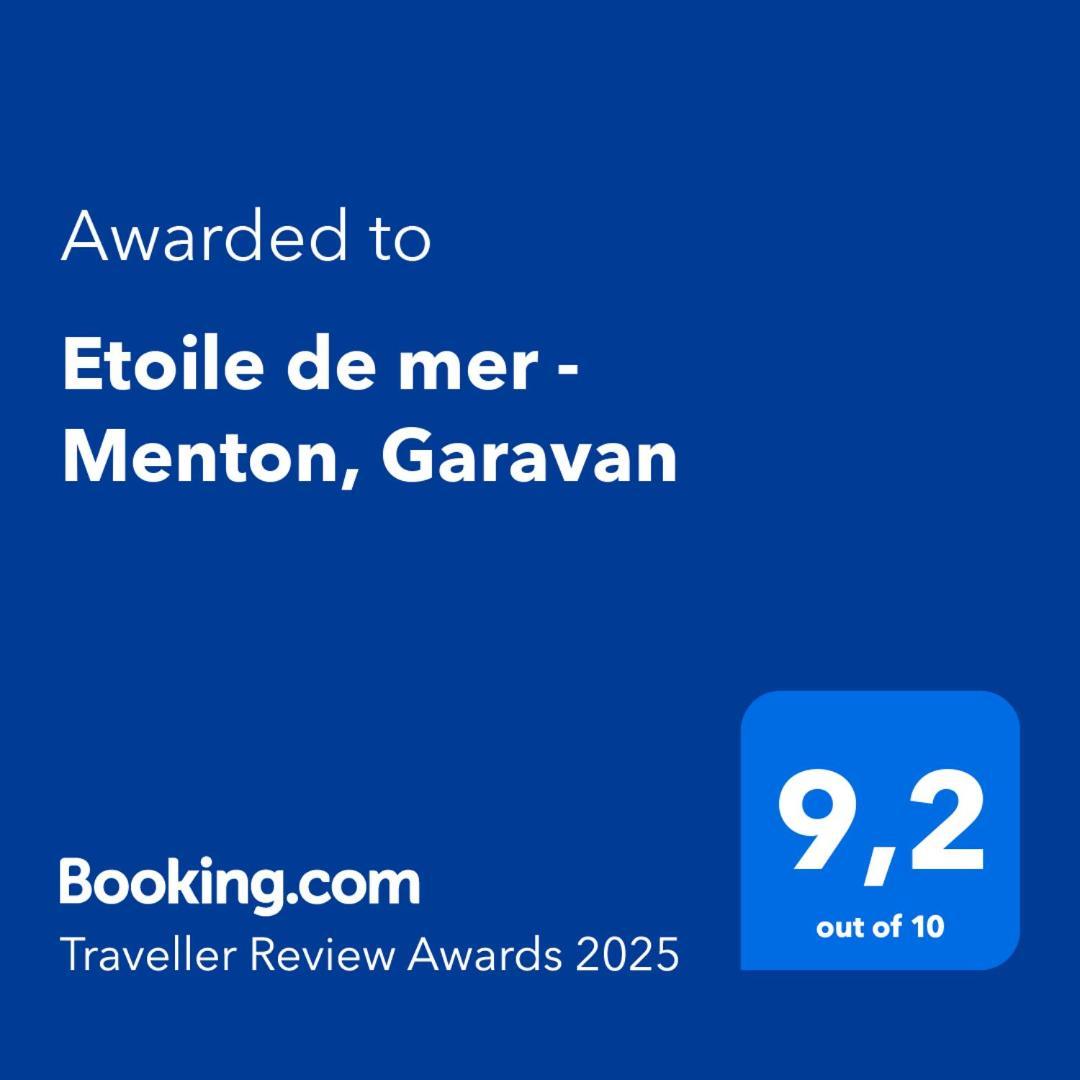 Etoile De Mer - Menton, Garavan Exteriör bild